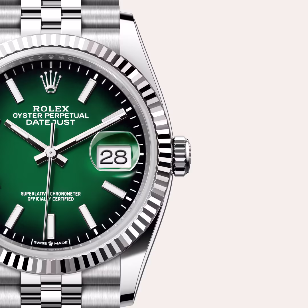 Rolex Datejust White Rolesor - combination of Oystersteel and white gold M126234-0059 - Rolex Boutique Sentosa