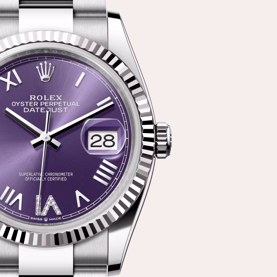 Rolex Datejust White Rolesor - combination of Oystersteel and white gold M126234-0064 - Rolex Boutique Sentosa