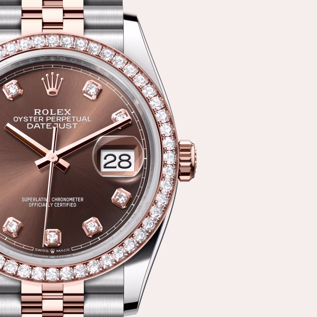Rolex Datejust Everose Rolesor - combination of Oystersteel and Everose gold M126281RBR-0041 - Rolex Boutique Sentosa