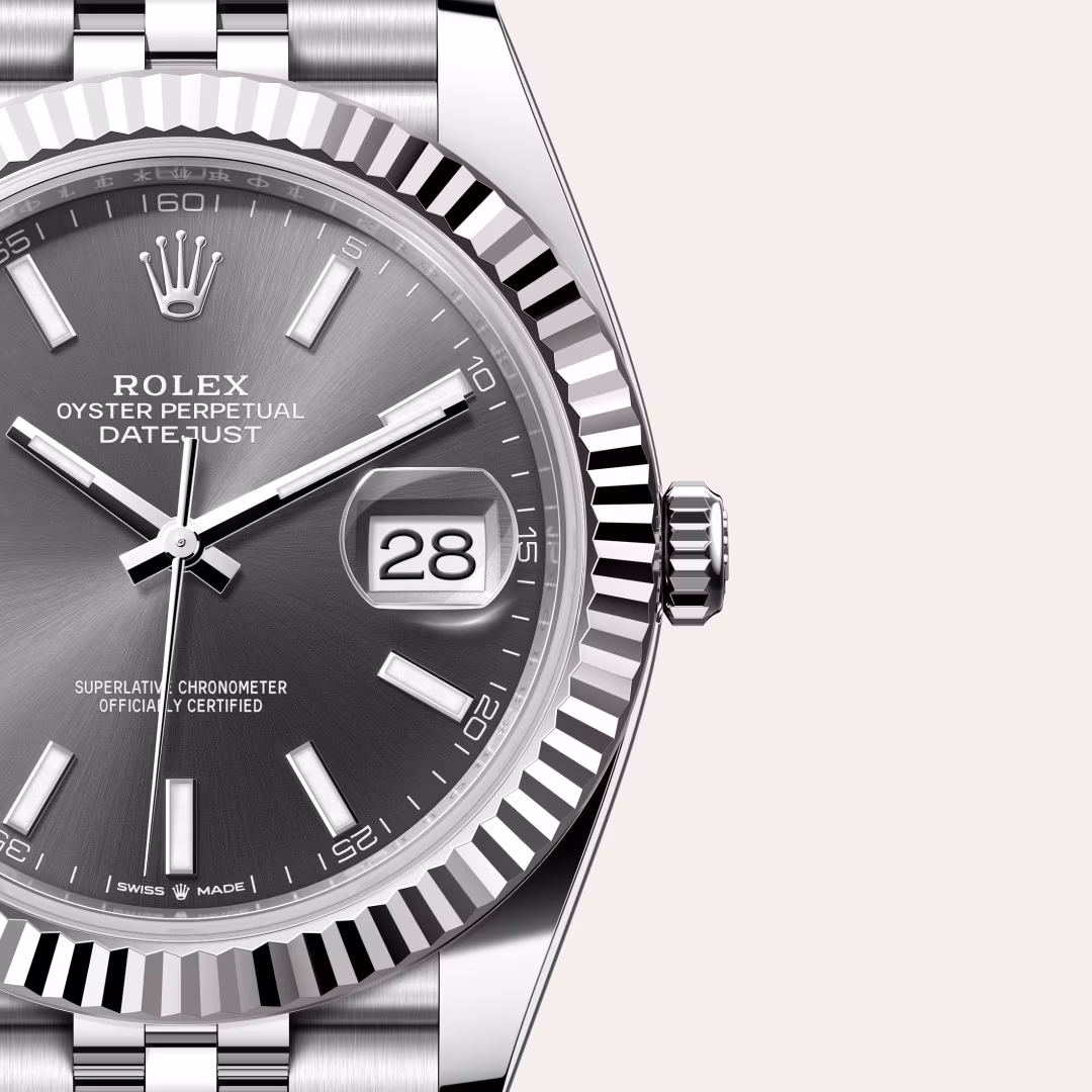 Rolex Datejust White Rolesor - combination of Oystersteel and white gold M126334-0014 - Rolex Boutique Sentosa