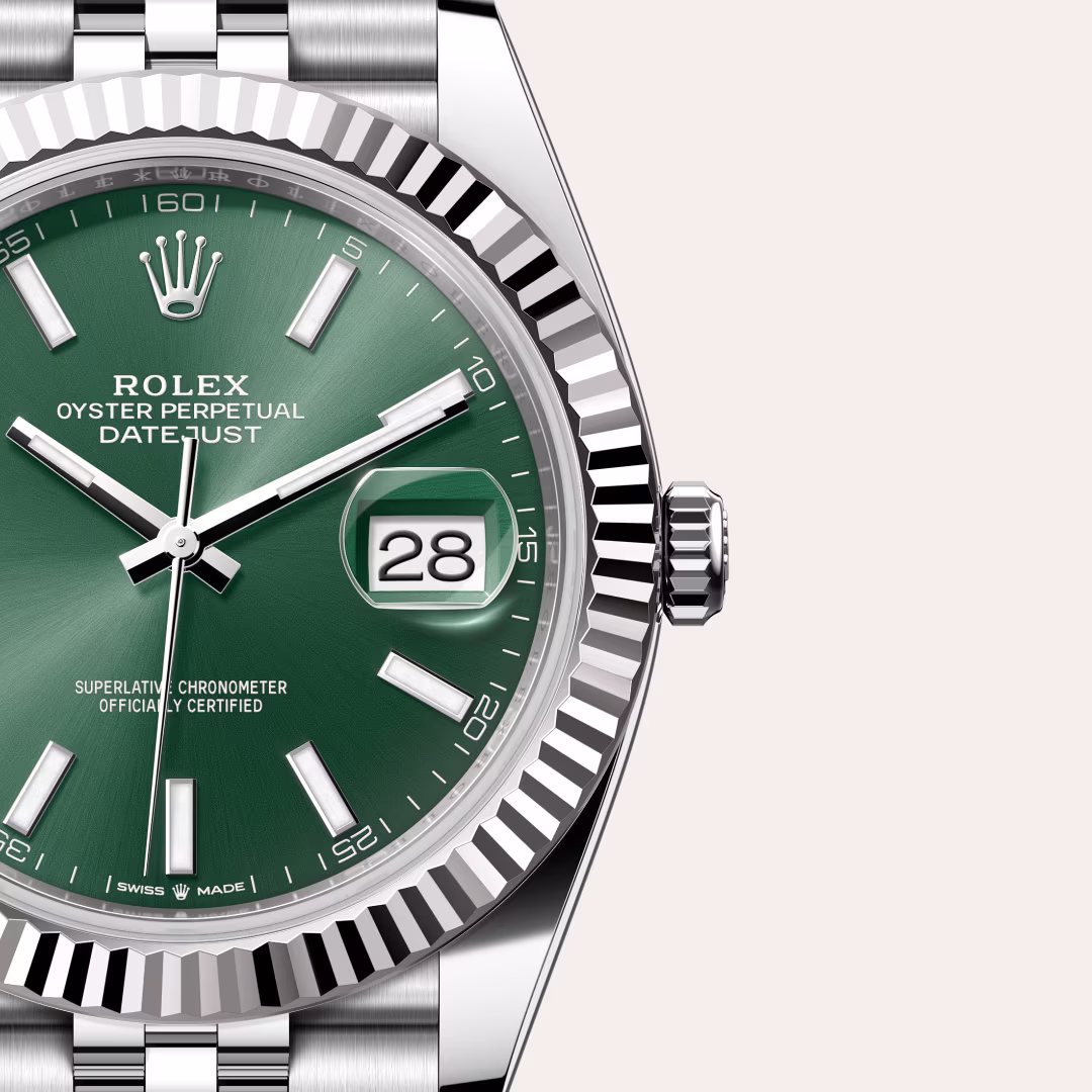 Rolex Datejust White Rolesor - combination of Oystersteel and white gold M126334-0028 - Rolex Boutique Sentosa