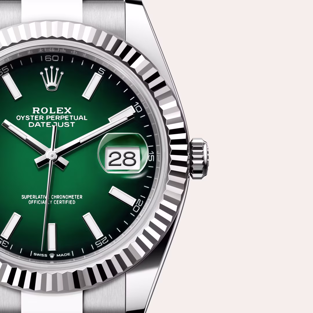 Rolex Datejust White Rolesor - combination of Oystersteel and white gold M126334-0033 - Rolex Boutique Sentosa