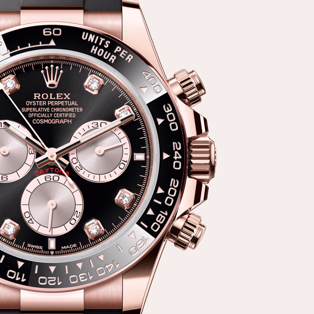 Rolex Cosmograph Daytona 18 ct Everose gold M126515LN-0004 - Rolex Boutique Sentosa