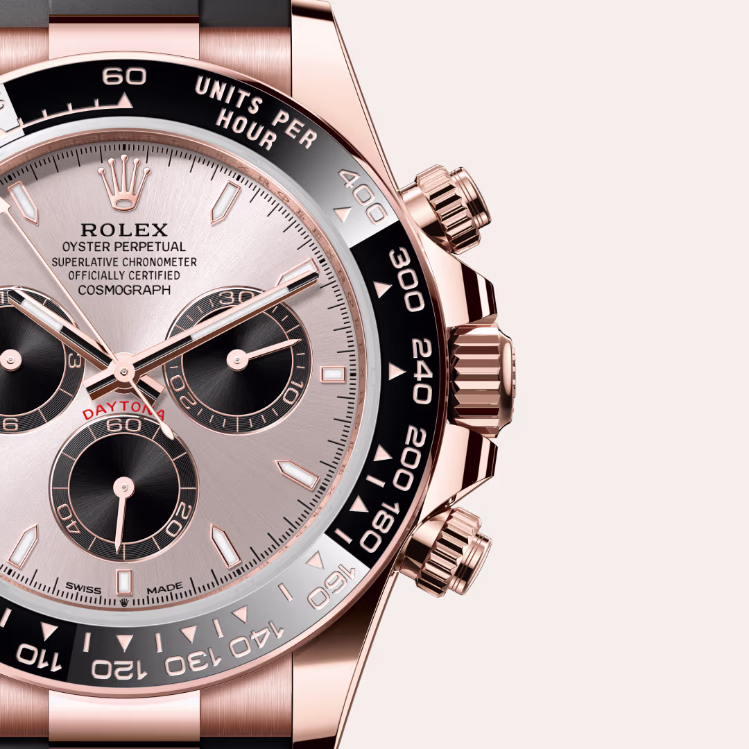 Rolex Cosmograph Daytona 18 ct Everose gold M126515LN-0006 - Rolex Boutique Sentosa