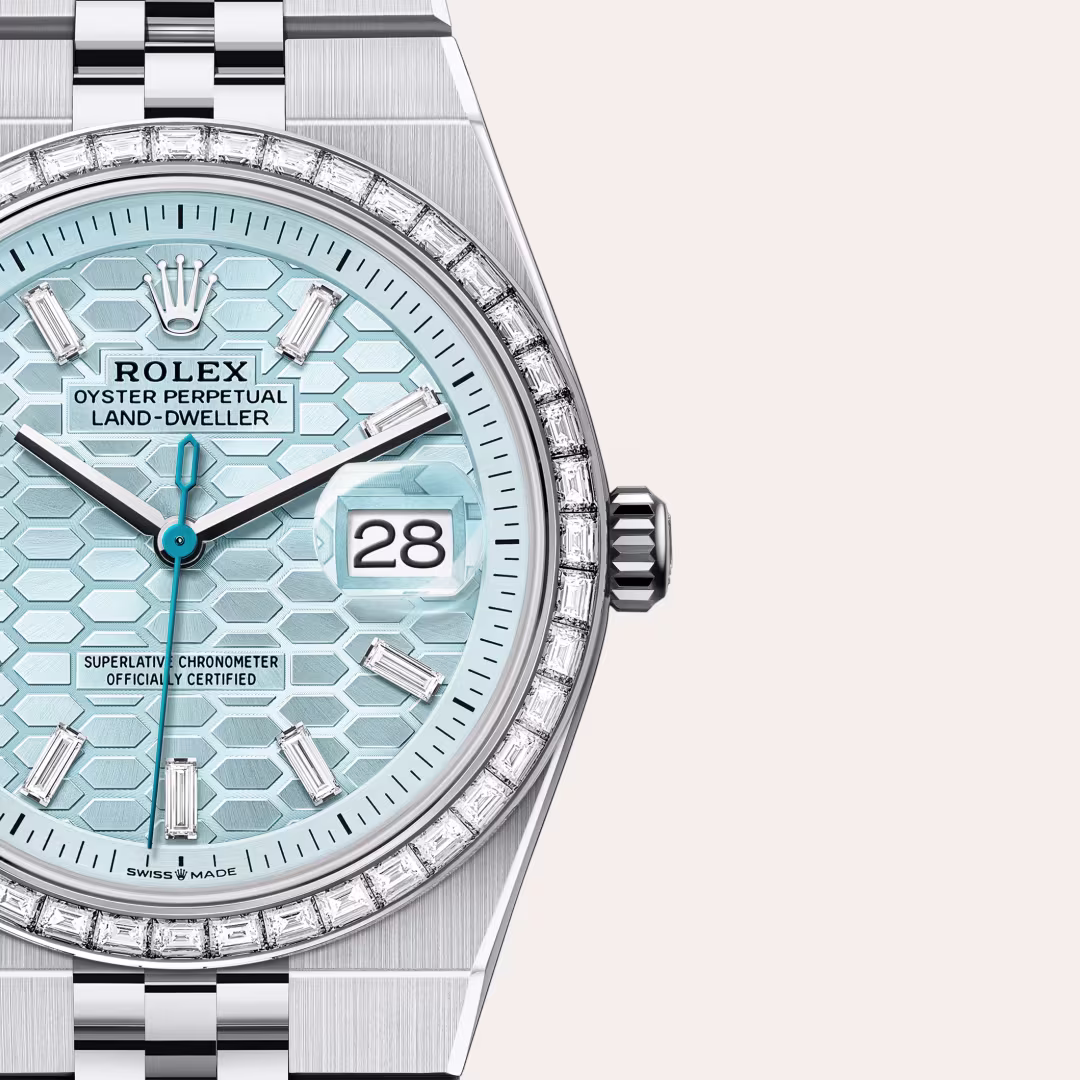 Rolex Land-Dweller Platinum M127286TBR-0001 - Rolex Boutique Sentosa