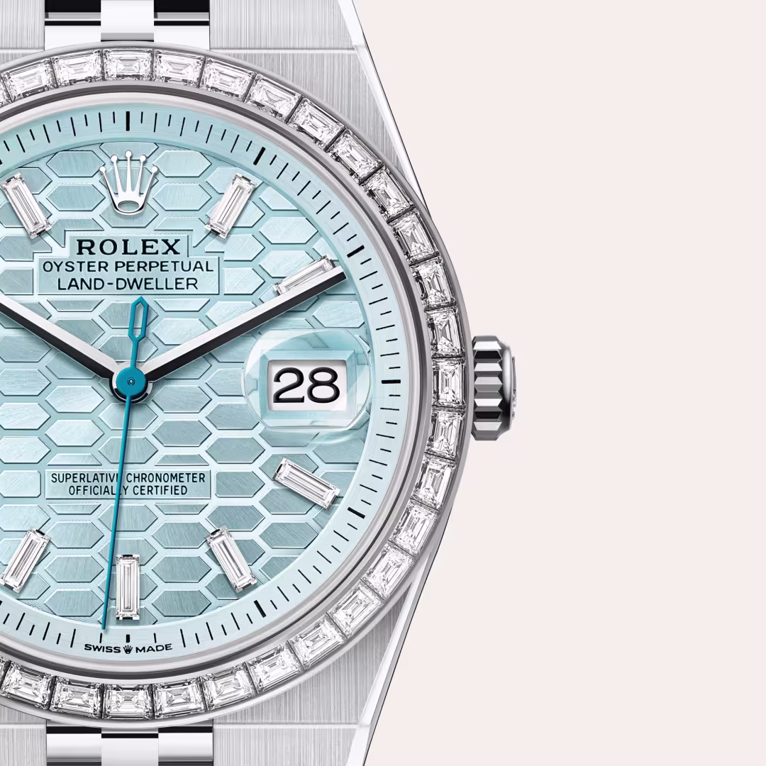 Rolex Land-Dweller Platinum M127386TBR-0001 - Rolex Boutique Sentosa