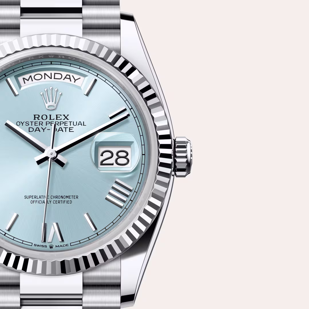 Rolex Day-Date Platinum M128236-0018 - Rolex Boutique Sentosa