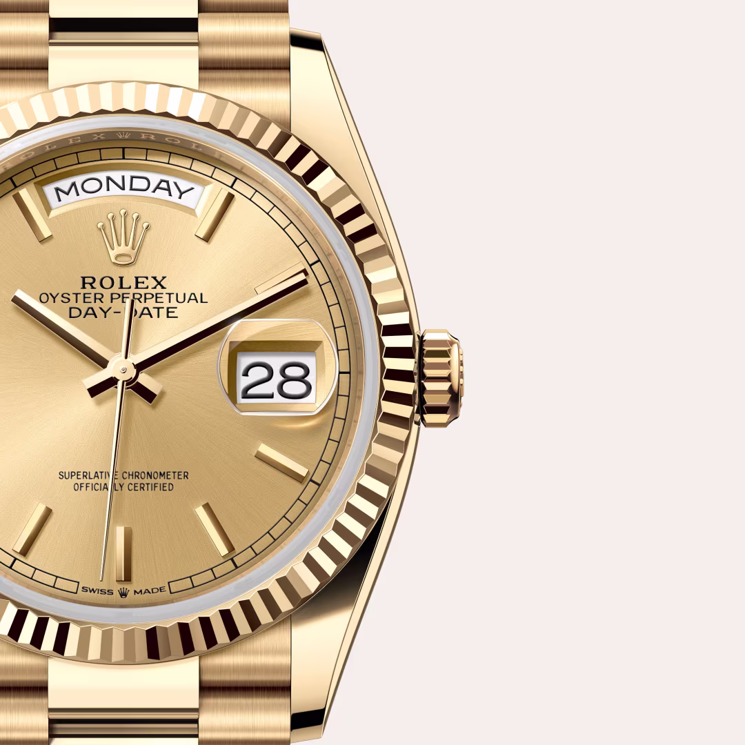 Rolex Day-Date 18 ct yellow gold M128238-0045 - Rolex Boutique Sentosa