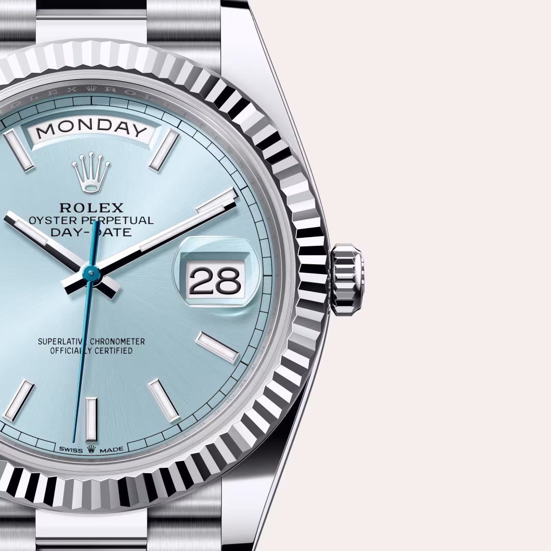 Rolex Day-Date Platinum M228236-0018 - Rolex Boutique Sentosa