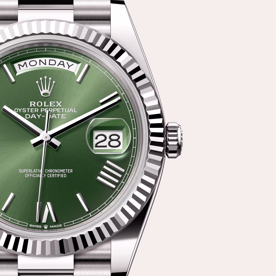 Rolex Day-Date 18 ct white gold M228239-0033 - Rolex Boutique Sentosa