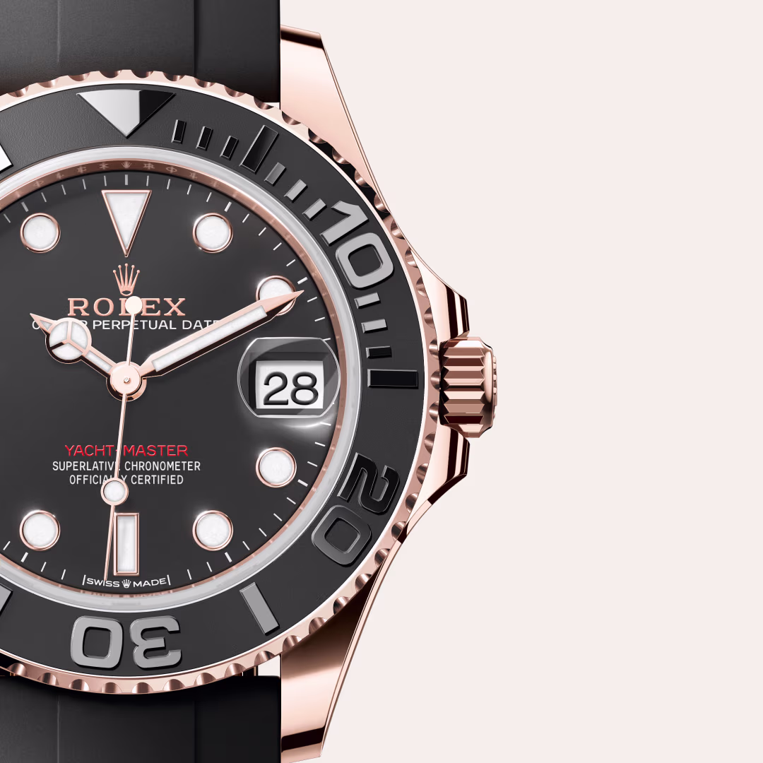 Rolex Yacht-Master 18 ct Everose gold M268655-0017 - Rolex Boutique Sentosa