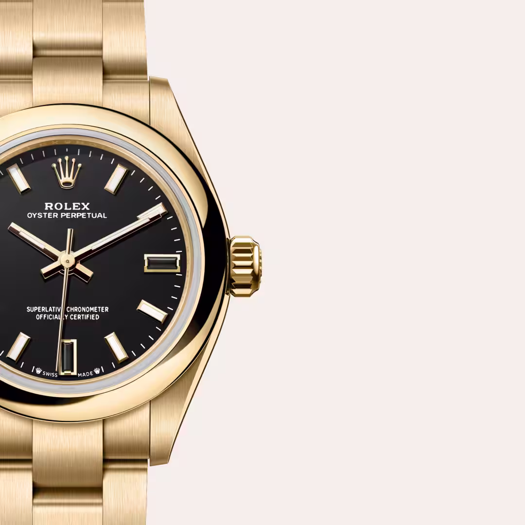 Rolex Oyster Perpetual 18 ct yellow gold M276208-0001 - Rolex Boutique Sentosa