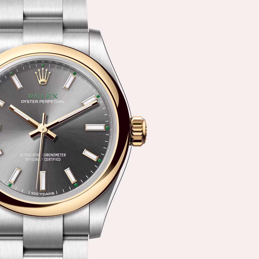 Rolex Oyster Perpetual Yellow Rolesor - combination of Oystersteel and yellow gold M277203-0001 - Rolex Boutique Sentosa