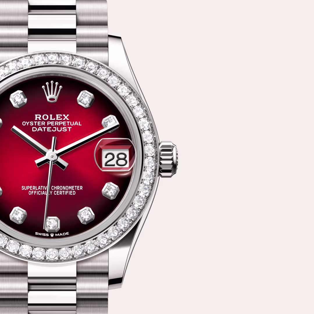Rolex Datejust 18 ct white gold M278289RBR-0028 - Rolex Boutique Sentosa