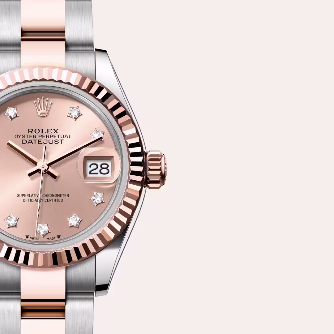 Rolex Lady-Datejust Everose Rolesor - combination of Oystersteel and Everose gold M279171-0028 - Rolex Boutique Sentosa