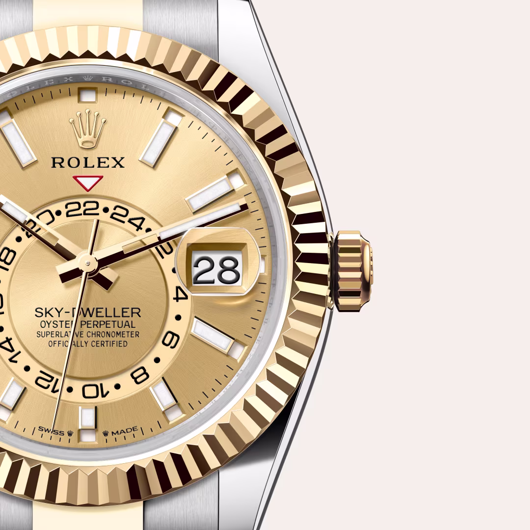 Rolex Sky-Dweller Yellow Rolesor - combination of Oystersteel and yellow gold M336933-0001 - Rolex Boutique Sentosa