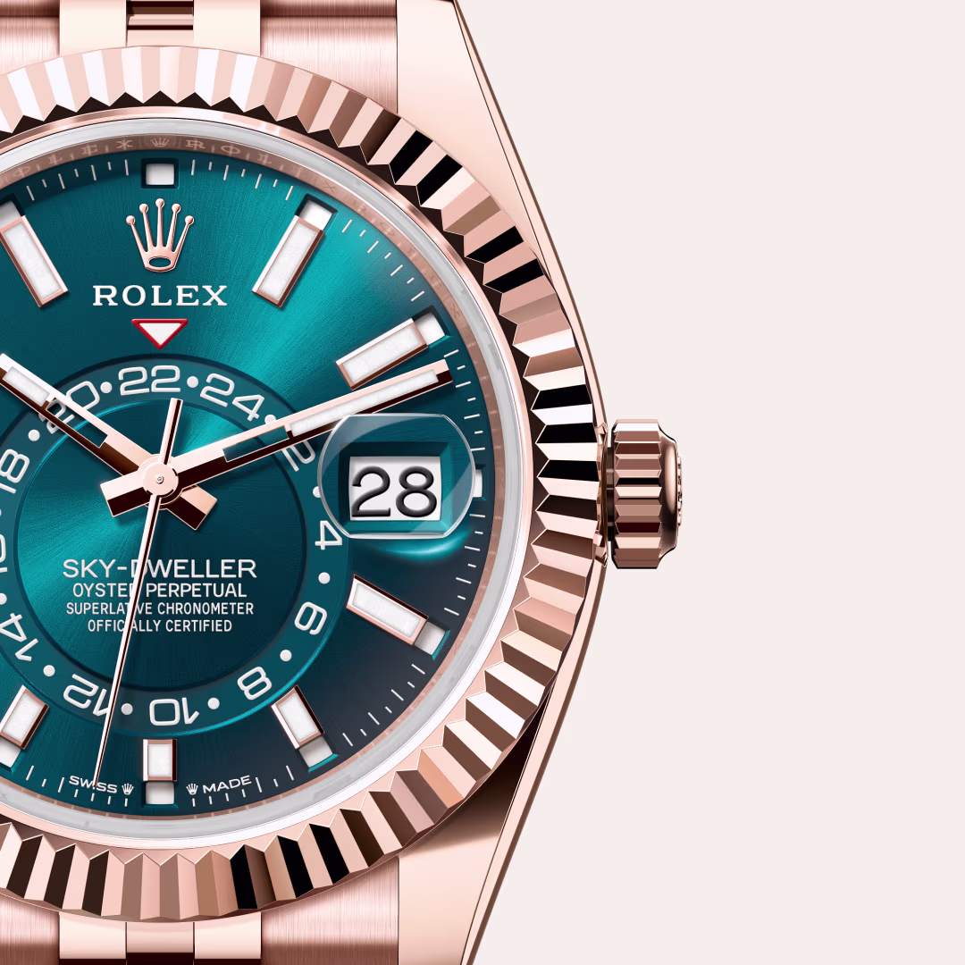 Rolex Sky-Dweller 18 ct Everose gold M336935-0005 - Rolex Boutique Sentosa