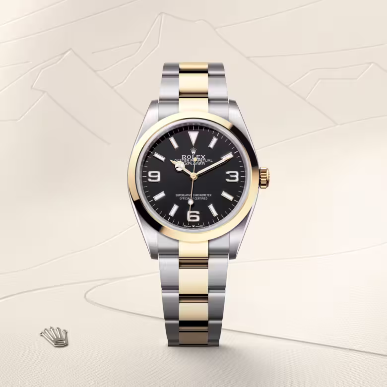 Rolex Explorer Yellow Rolesor - combination of Oystersteel and yellow gold M124273-0001 - Rolex Boutique Sentosa