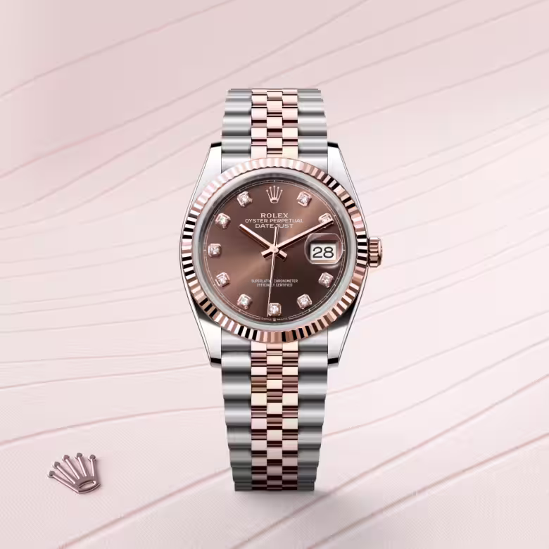 Rolex Datejust Everose Rolesor - combination of Oystersteel and Everose gold M126231-0053 - Rolex Boutique Sentosa