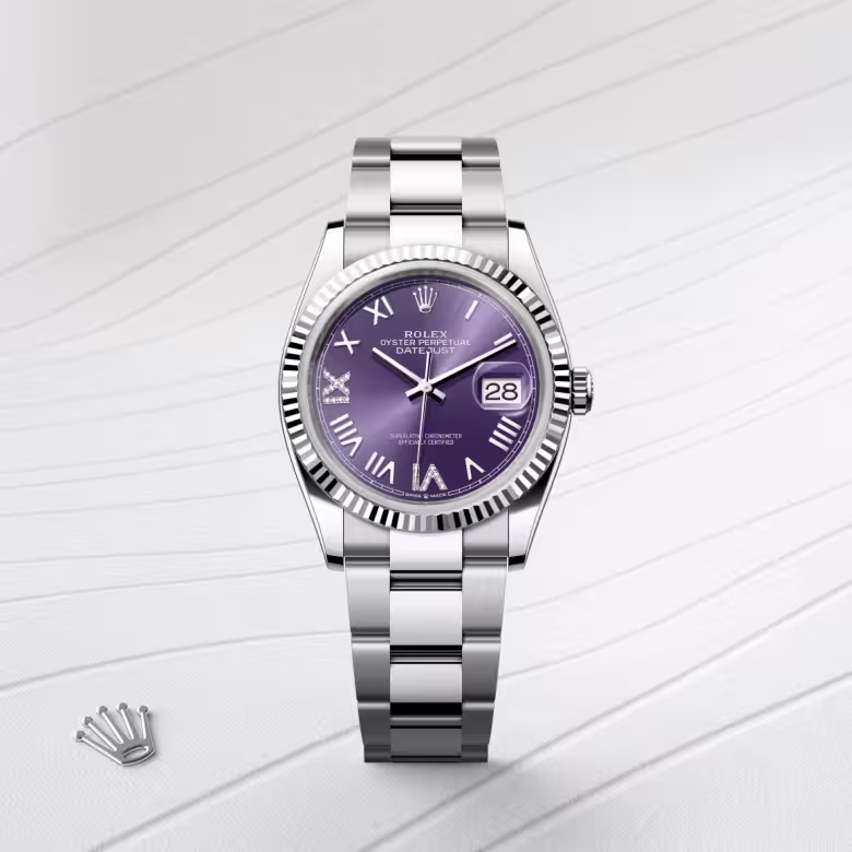 Rolex Datejust White Rolesor - combination of Oystersteel and white gold M126234-0064 - Rolex Boutique Sentosa