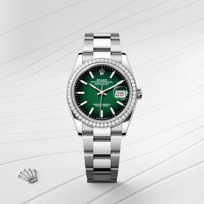 Rolex Datejust White Rolesor - combination of Oystersteel and white gold M126284RBR-0052 - Rolex Boutique Sentosa