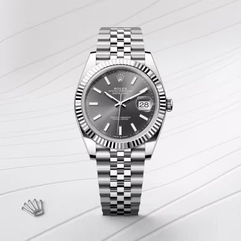 Rolex Datejust White Rolesor - combination of Oystersteel and white gold M126334-0014 - Rolex Boutique Sentosa