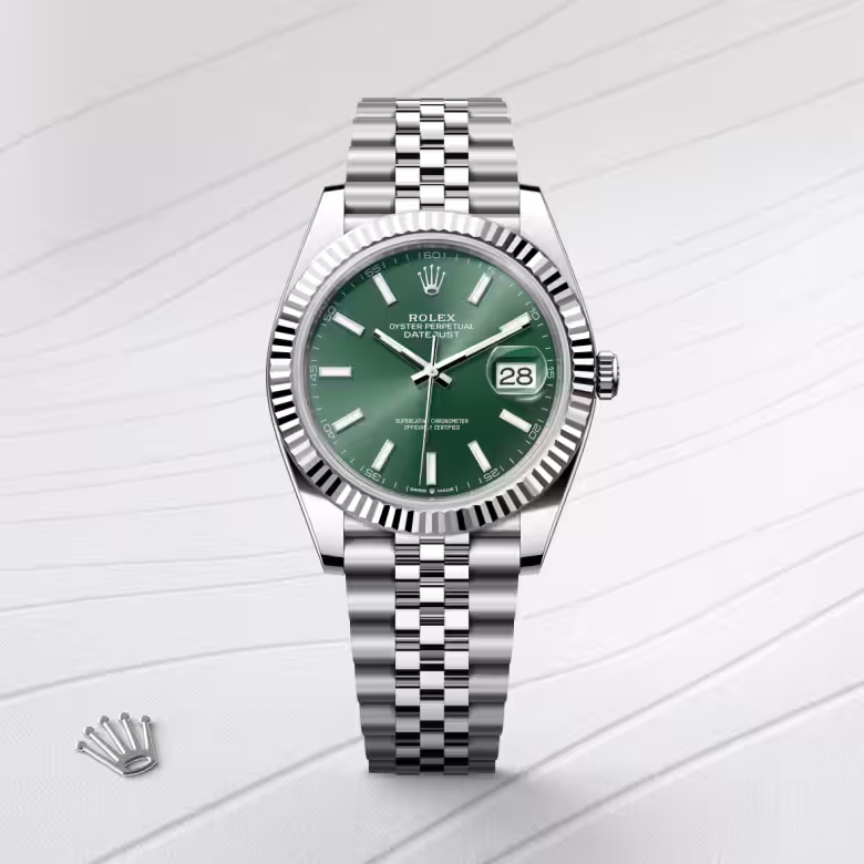 Rolex Datejust White Rolesor - combination of Oystersteel and white gold M126334-0028 - Rolex Boutique Sentosa
