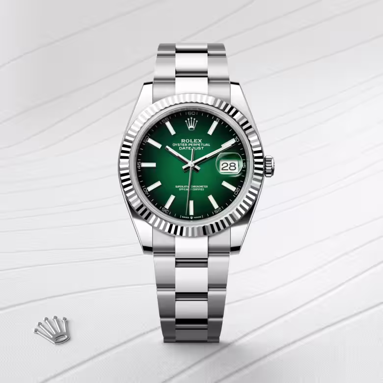 Rolex Datejust White Rolesor - combination of Oystersteel and white gold M126334-0033 - Rolex Boutique Sentosa