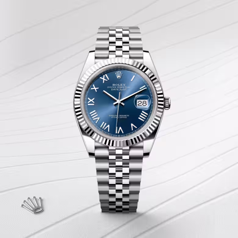 Rolex Datejust White Rolesor - combination of Oystersteel and white gold M126334-0038 - Rolex Boutique Sentosa