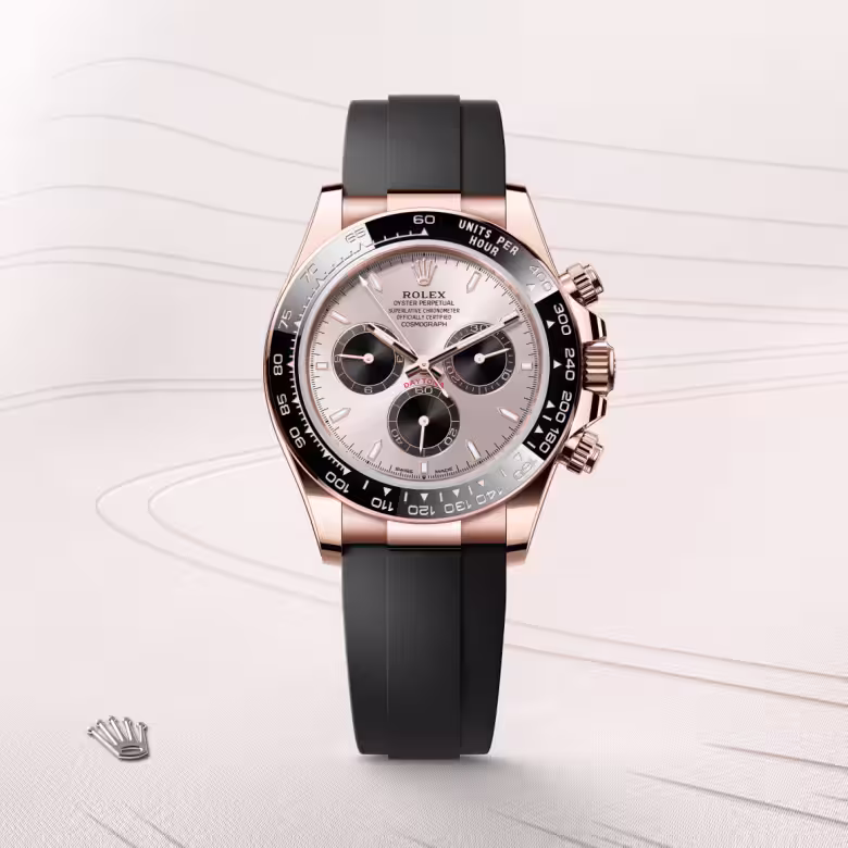 Rolex Cosmograph Daytona 18 ct Everose gold M126515LN-0006 - Rolex Boutique Sentosa