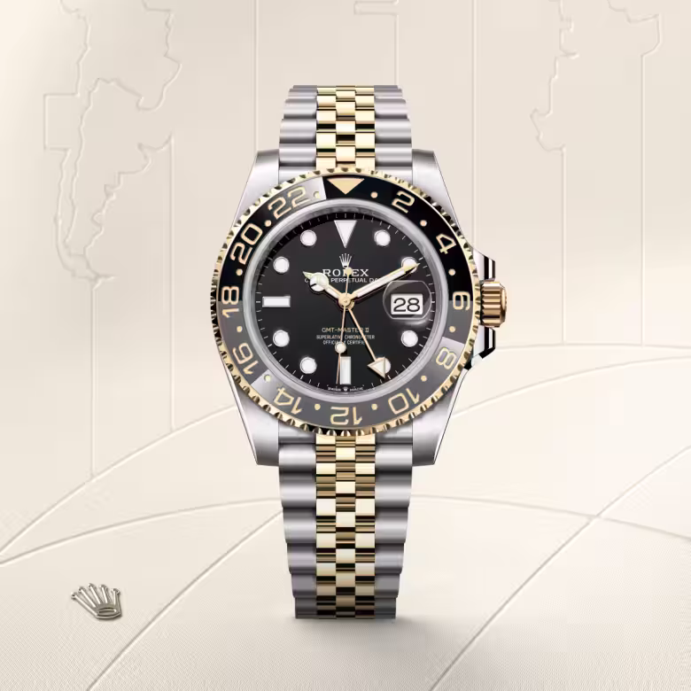 Rolex GMT-Master II Yellow Rolesor - combination of Oystersteel and yellow gold M126713GRNR-0001 - Rolex Boutique Sentosa