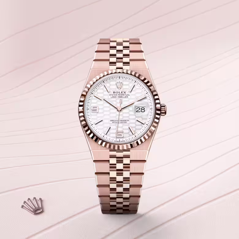Rolex Land-Dweller 18 ct Everose gold M127235-0001 - Rolex Boutique Sentosa