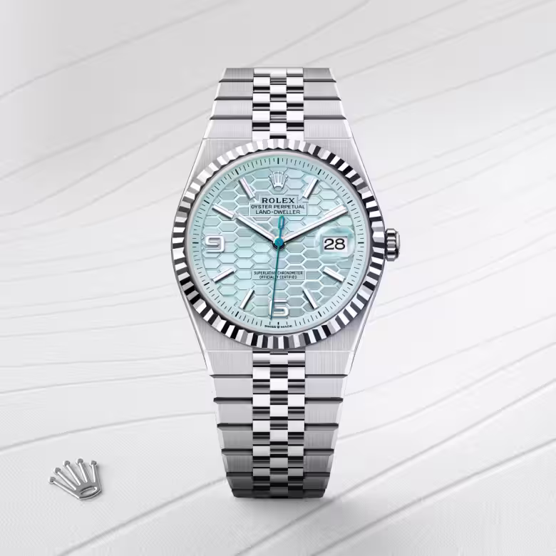 Rolex Land-Dweller Platinum M127336-0001 - Rolex Boutique Sentosa