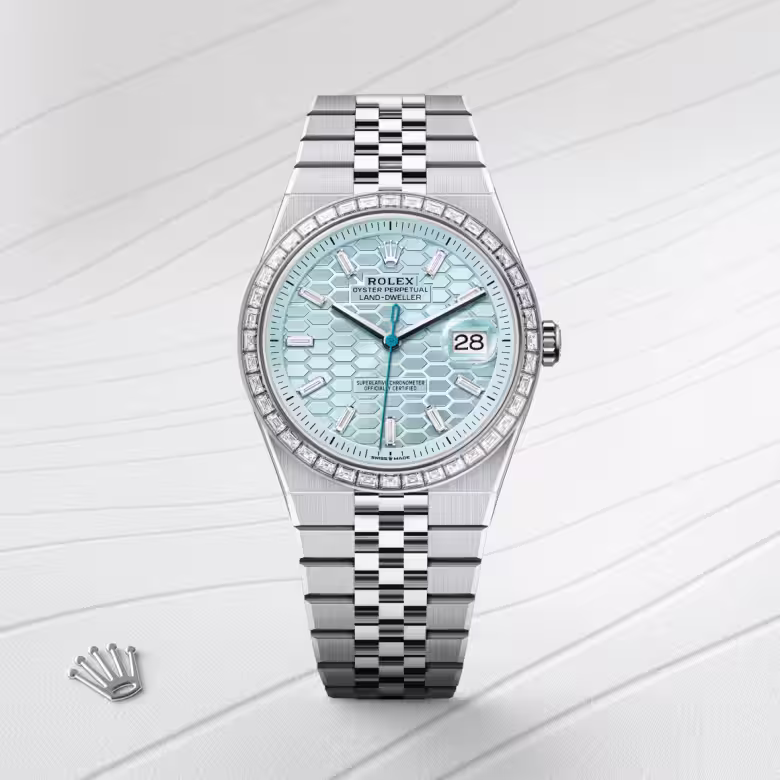 Rolex Land-Dweller Platinum M127386TBR-0001 - Rolex Boutique Sentosa