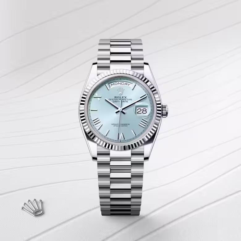 Rolex Day-Date Platinum M128236-0018 - Rolex Boutique Sentosa