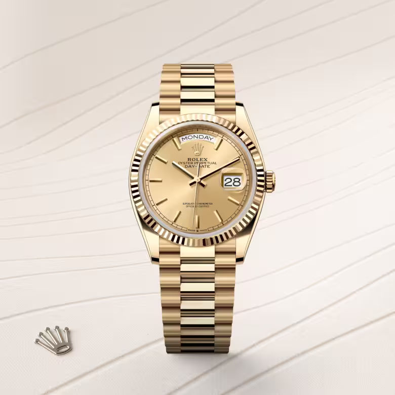 Rolex Day-Date 18 ct yellow gold M128238-0045 - Rolex Boutique Sentosa