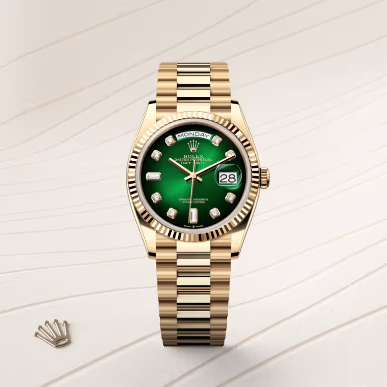 Rolex Day-Date 18 ct yellow gold M128238-0069 - Rolex Boutique Sentosa