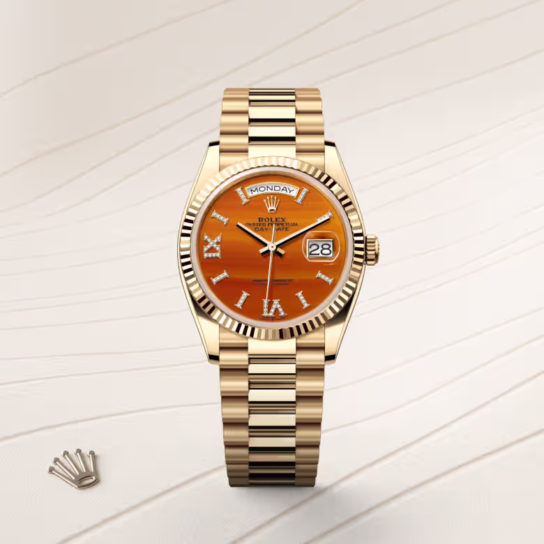 Rolex Day-Date 18 ct yellow gold M128238-0088 - Rolex Boutique Sentosa