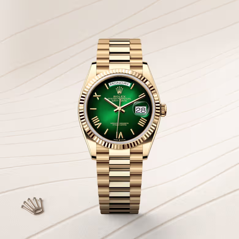 Rolex Day-Date 18 ct yellow gold M128238-0118 - Rolex Boutique Sentosa