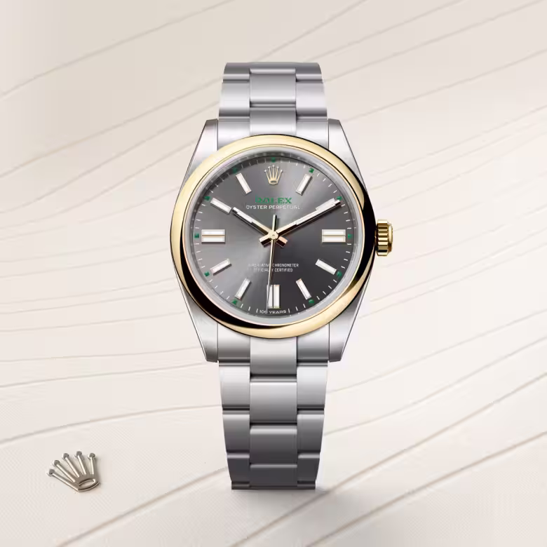 Rolex Oyster Perpetual Yellow Rolesor - combination of Oystersteel and yellow gold M134303-0001 - Rolex Boutique Sentosa