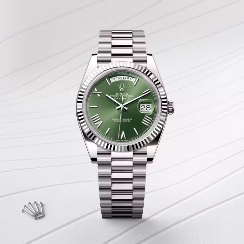 Rolex Day-Date 18 ct white gold M228239-0033 - Rolex Boutique Sentosa