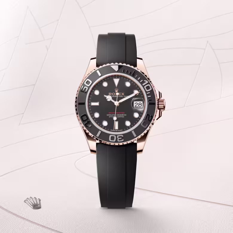 Rolex Yacht-Master 18 ct Everose gold M268655-0017 - Rolex Boutique Sentosa