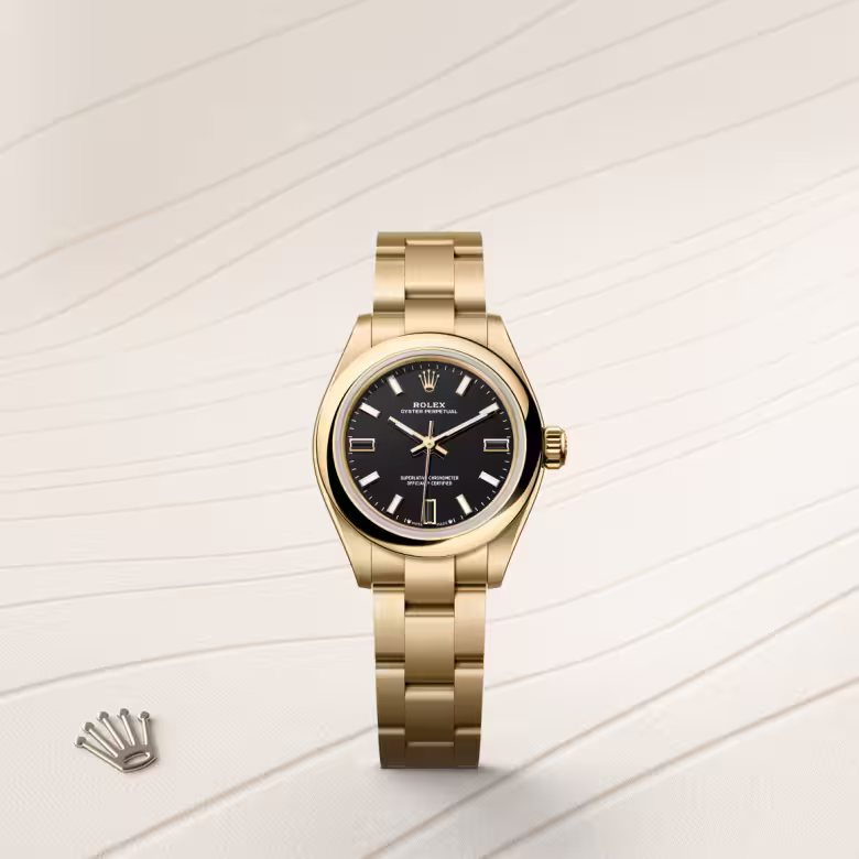 Rolex Oyster Perpetual 18 ct yellow gold M276208-0001 - Rolex Boutique Sentosa