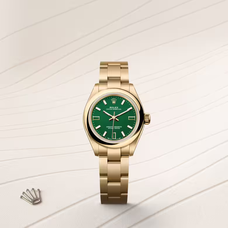Rolex Oyster Perpetual 18 ct yellow gold M276208-0002 - Rolex Boutique Sentosa