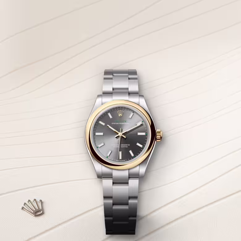 Rolex Oyster Perpetual Yellow Rolesor - combination of Oystersteel and yellow gold M277203-0001 - Rolex Boutique Sentosa