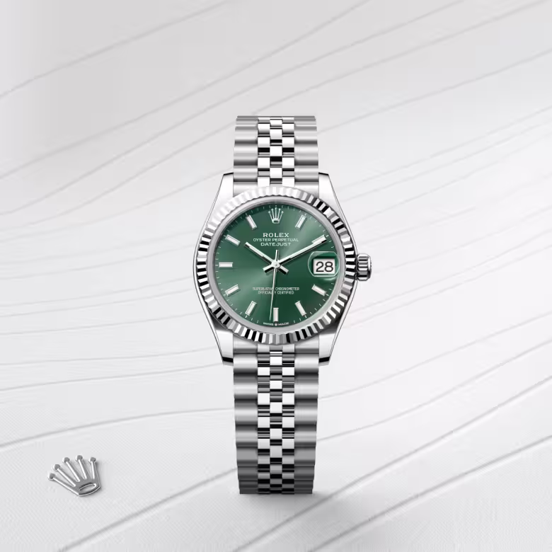 Rolex Datejust White Rolesor - combination of Oystersteel and white gold M278274-0018 - Rolex Boutique Sentosa