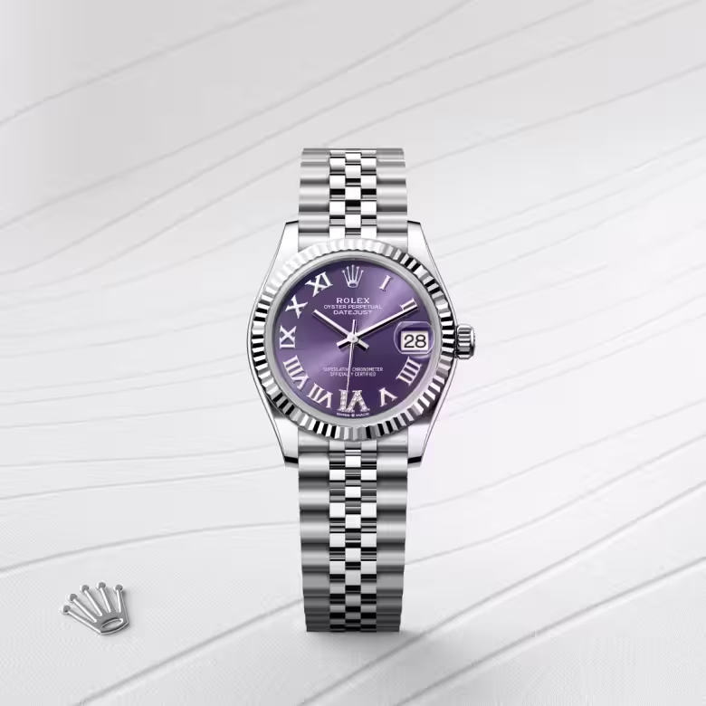 Rolex Datejust White Rolesor - combination of Oystersteel and white gold M278274-0026 - Rolex Boutique Sentosa