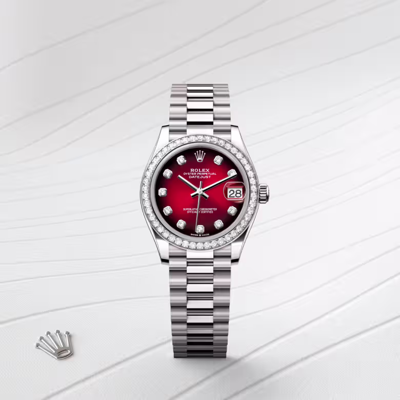 Rolex Datejust 18 ct white gold M278289RBR-0028 - Rolex Boutique Sentosa
