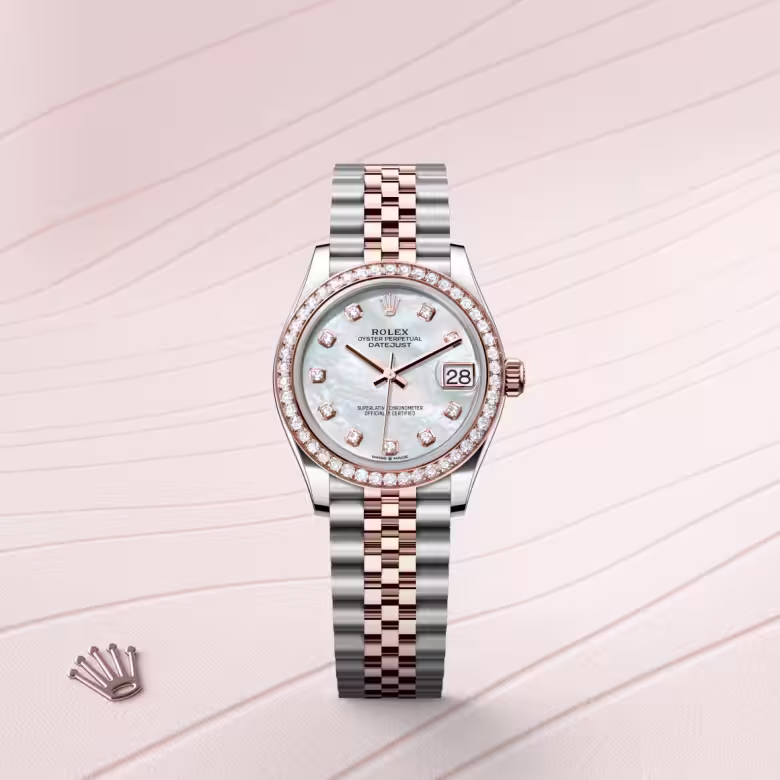 Rolex Datejust Everose Rolesor - combination of Oystersteel and Everose gold M278381RBR-0026 - Rolex Boutique Sentosa