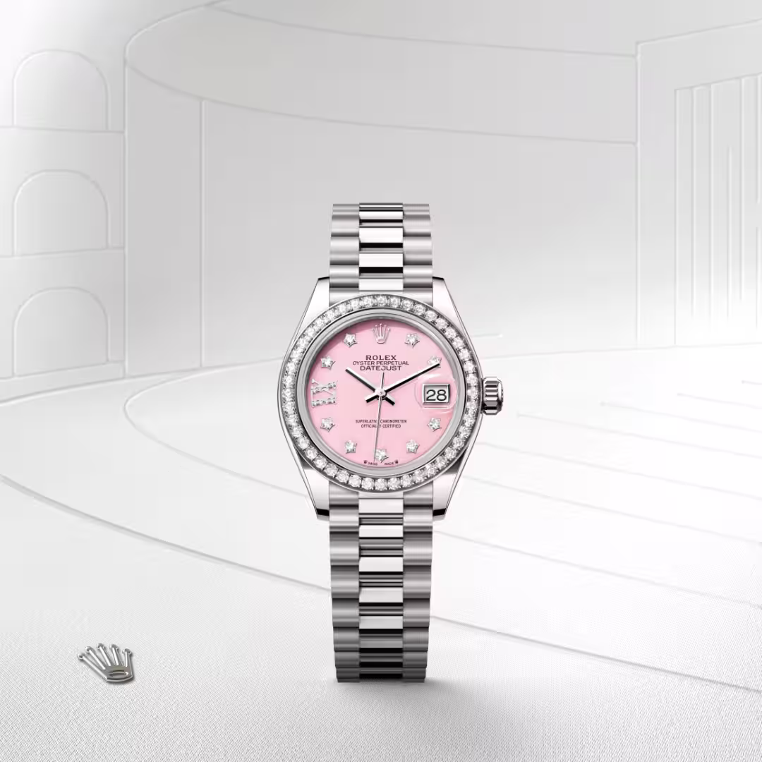 Rolex Lady-Datejust 18 ct white gold M279139RBR-0002 - Rolex Boutique Sentosa
